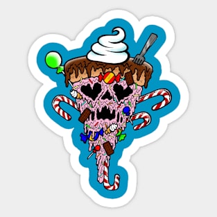 "DESSERT PIZZA" Poison Pizza Collectible Sticker